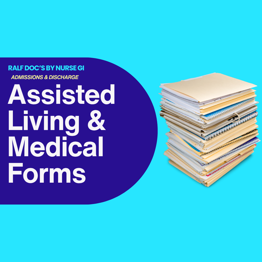 Admission & Discharge Packet - BLUE PACKET